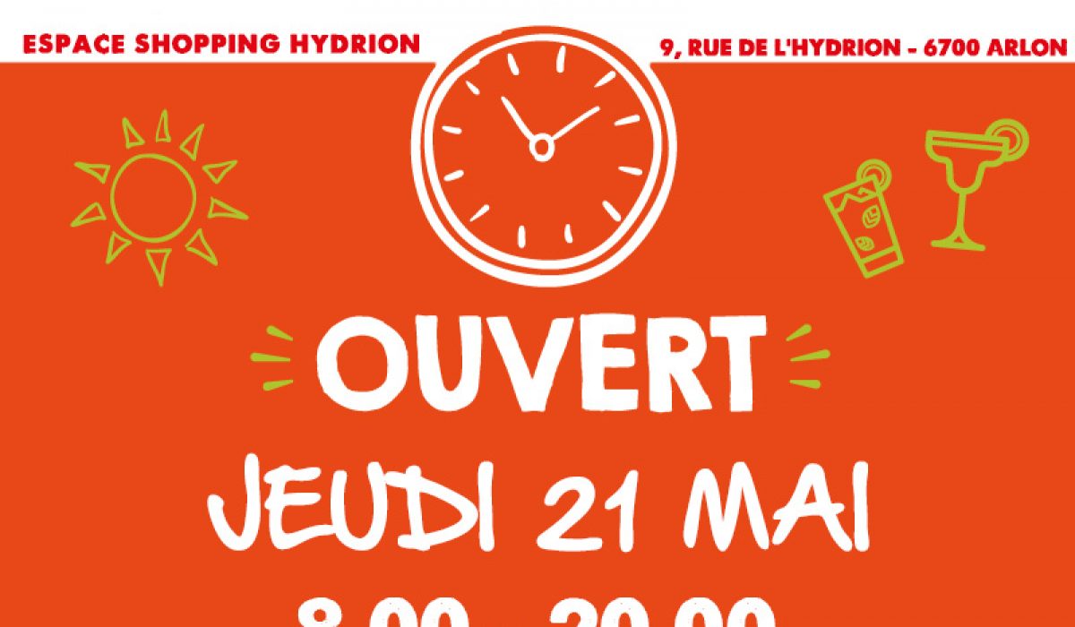 Hydrion ouverture Carrefour jour férié