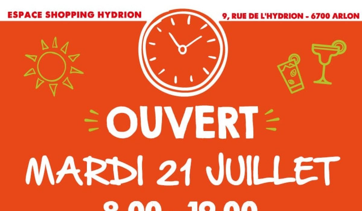 Hydrion ouverture Carrefour 21 juillet
