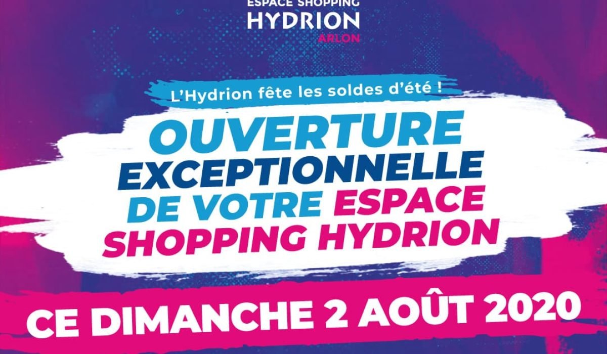 Hydrion ouverture dimanche 2 août